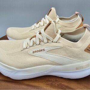 Brooks Glycerin 21 Stealthfit Shoes Womens 9 Beige Running Sneakers